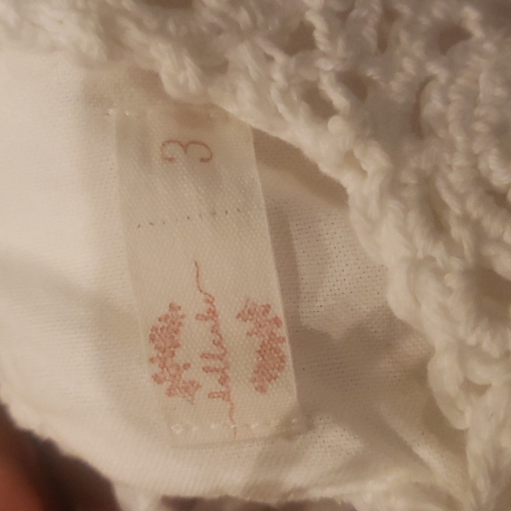 DOLLCAKE white crochet lace cotton dress 3 3T - Picture 12 of 14